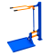 Уличный тренажер для колясочников Вертикальная тяга INCLUSIVE-SPORT FS016-2