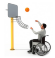 Уличный тренажер Баскетбол для инвалидов GK006