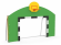 Ворота футбольные со стенками (сетка в комплекте) AVI51202