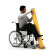 Уличный тренажер для инвалидов Велосипед INCLUSIVE-SPORT GK007